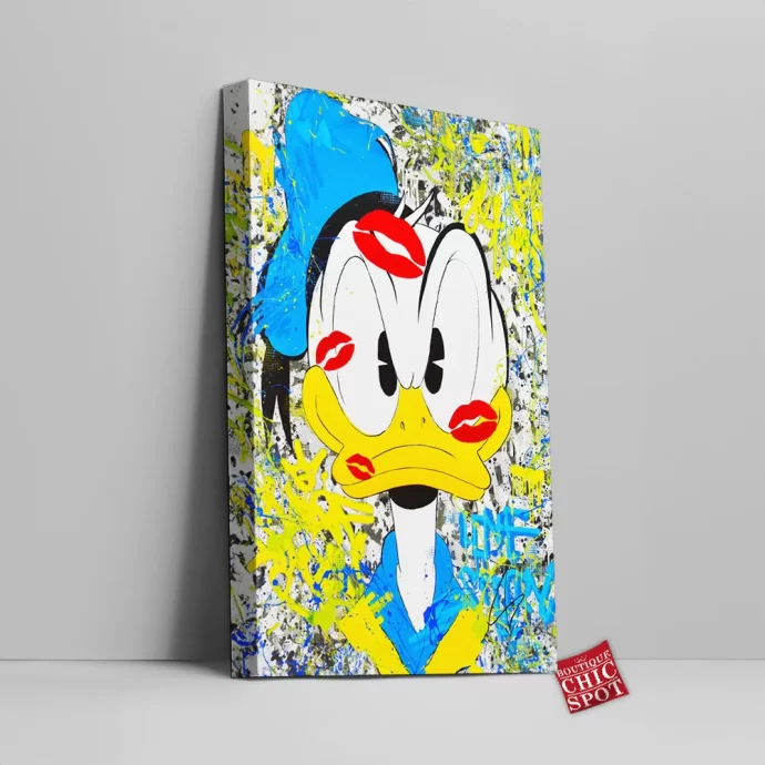 Donald Duck Canvas Wall Art