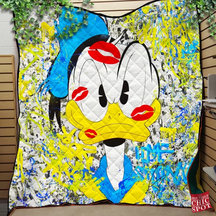 Donald Duck Quilt Blanket