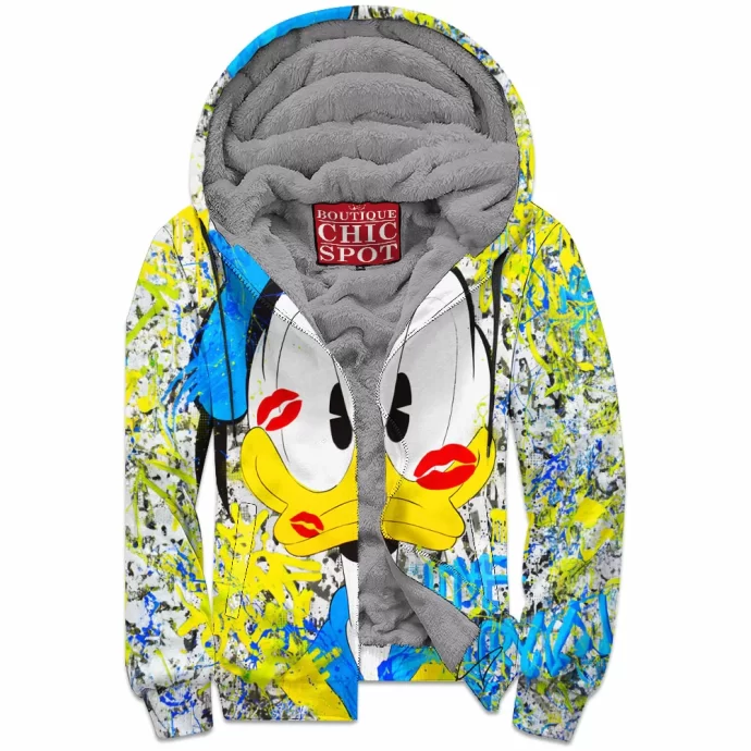 Donald Duck Zip Fleece Hoodie