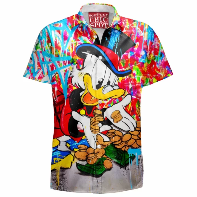 Scrooge McDuck Hawaiian Shirt