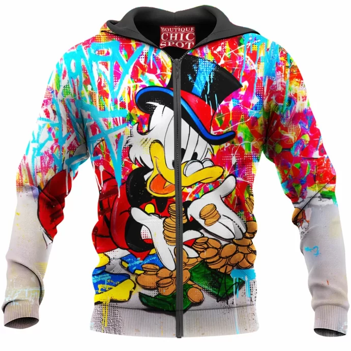 Scrooge McDuck Zip Hoodie