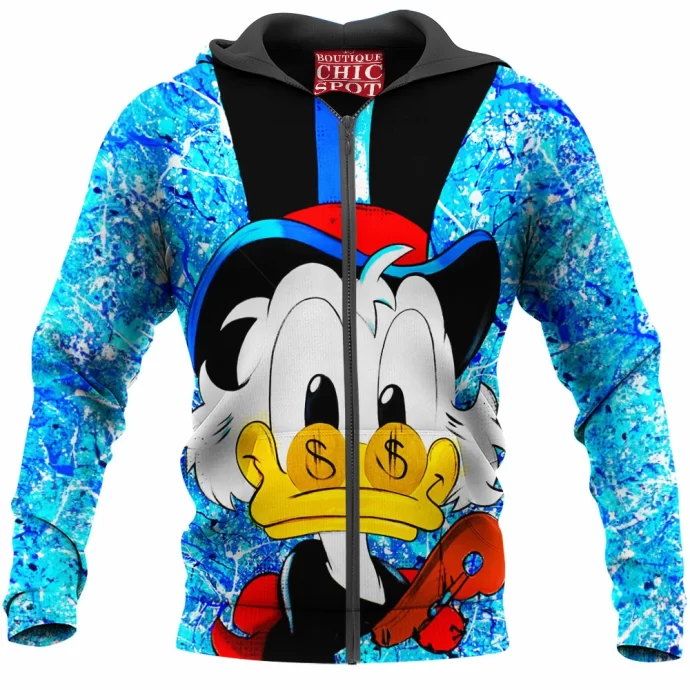 Scrooge McDuck Zip Hoodie