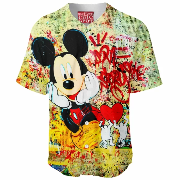 Mickey Mouse Baseball Jersey