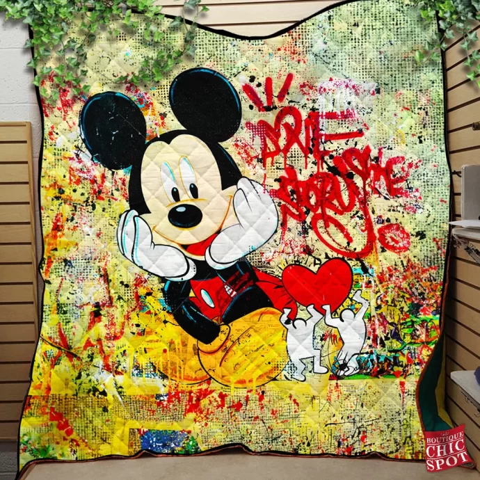 Mickey Mouse Quilt Blanket