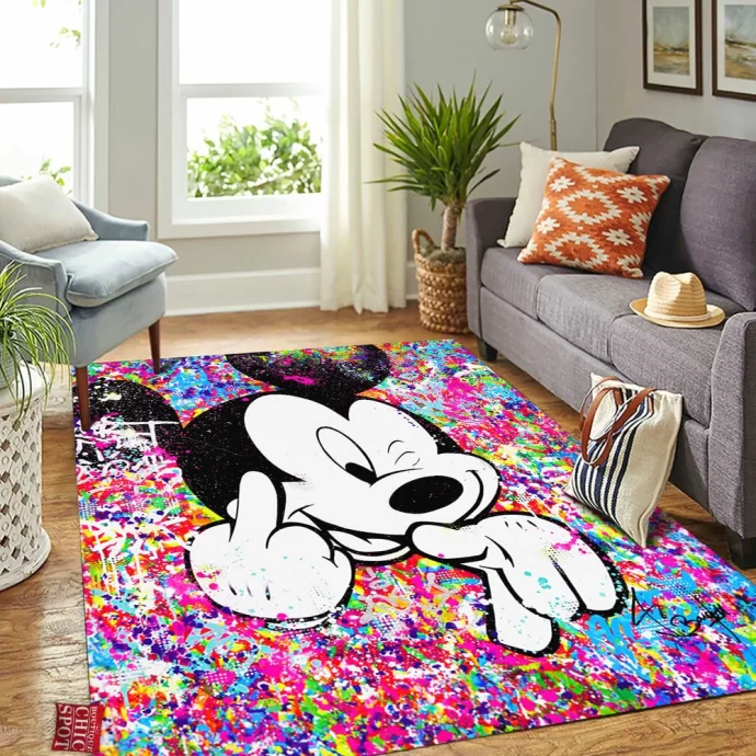 Mickey Mouse Rectangle Rug