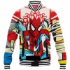 Comic Baseball-Jacket, Spider-man Baseball-Jacket