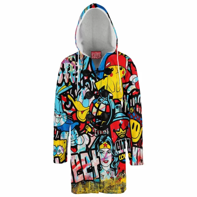 Cartoon, Animation Characters Hooded Cloak Coat