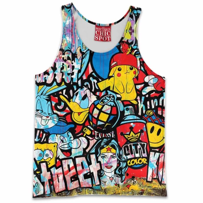 Cartoon, Animation Characters Tank Top