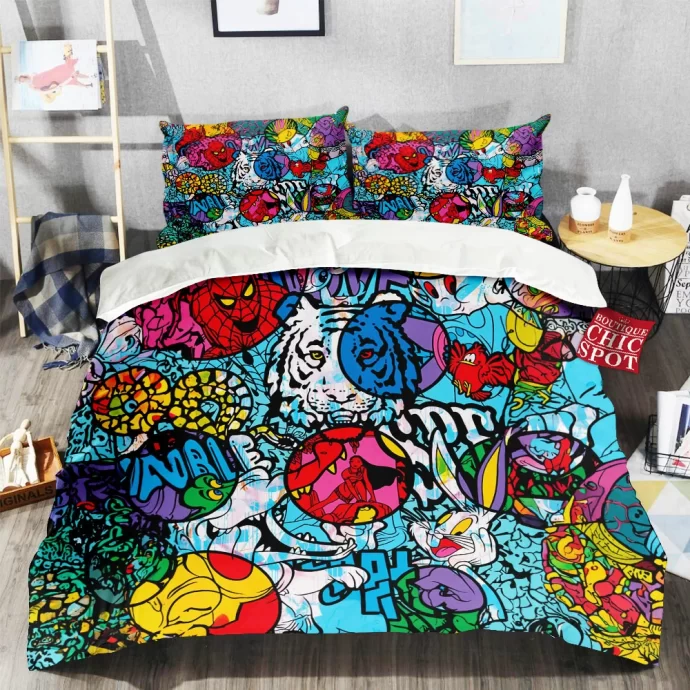 Cartoon, Animation Characters Bedding Set