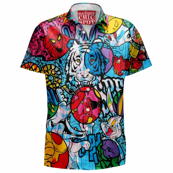 Cartoon, Animation Characters Hawaiian Shirt