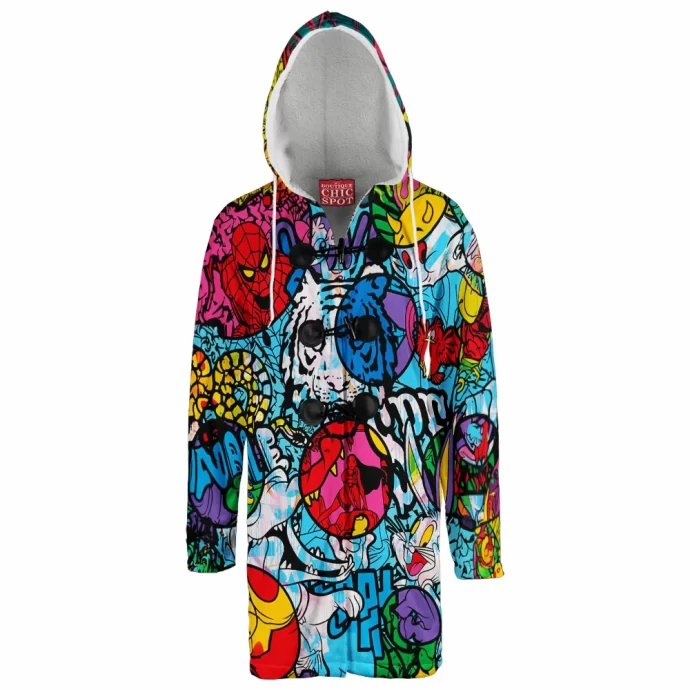 Cartoon, Animation Characters Hooded Cloak Coat