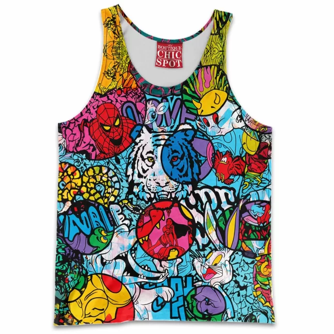 Cartoon, Animation Characters Tank Top