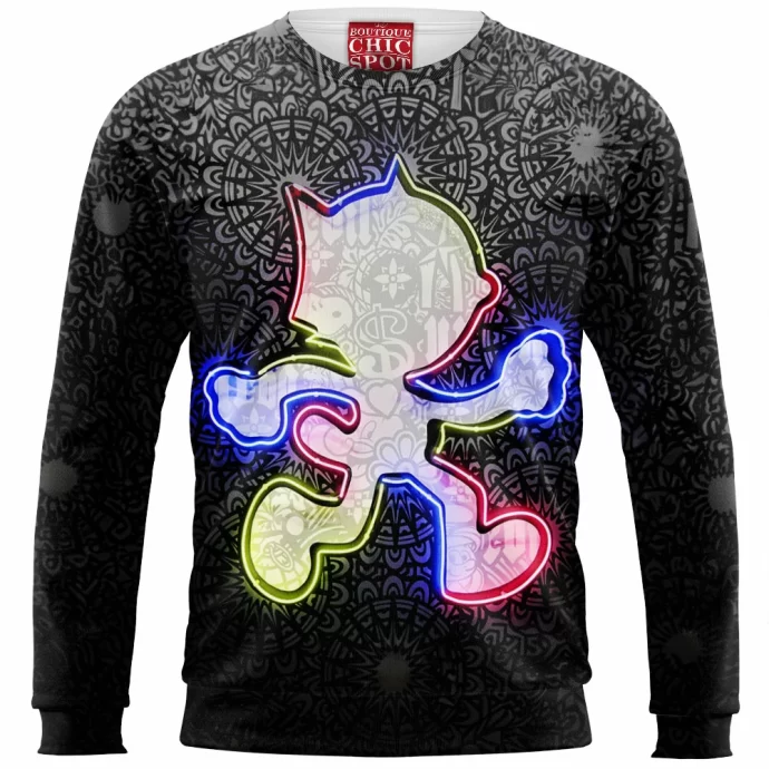 Felix The Cat,Meow Sweatshirt