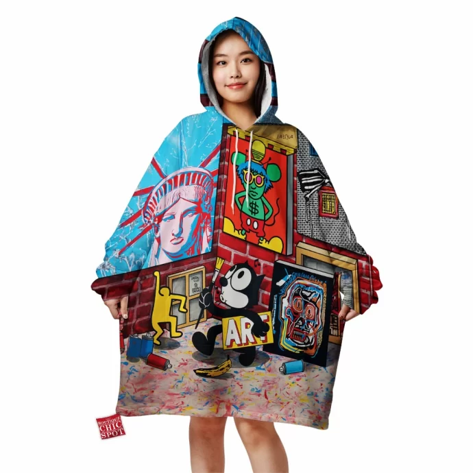 Felix The Cat,Meow Blanket Hoodie