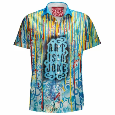 Abstract Hawaiian-Shirt
