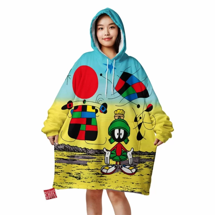 Marvin the Martian Blanket Hoodie