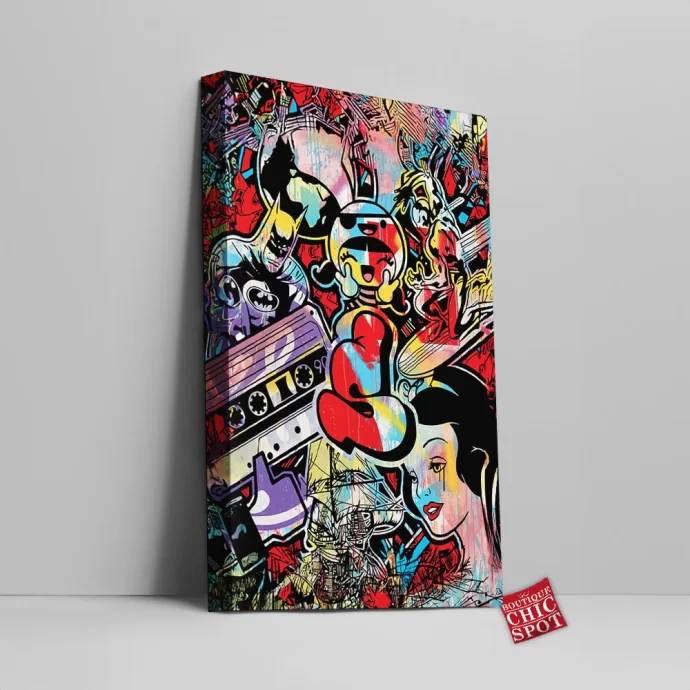 Cartoon, Animation Characters Canvas Wall Art