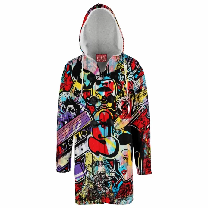 Cartoon, Animation Characters Hooded Cloak Coat