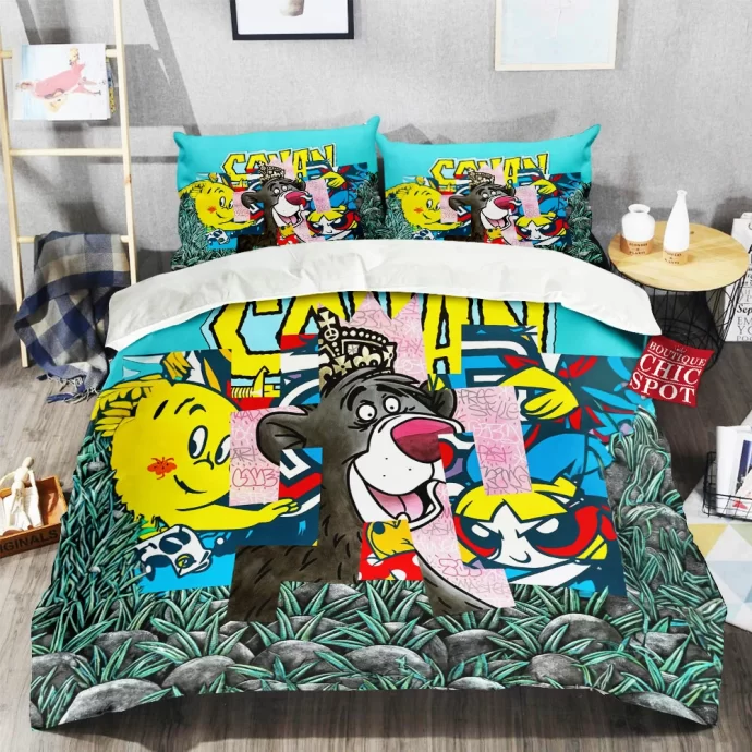 Cartoon, Animation Characters Bedding Set