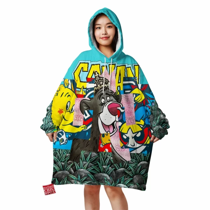 Cartoon, Animation Characters Blanket Hoodie