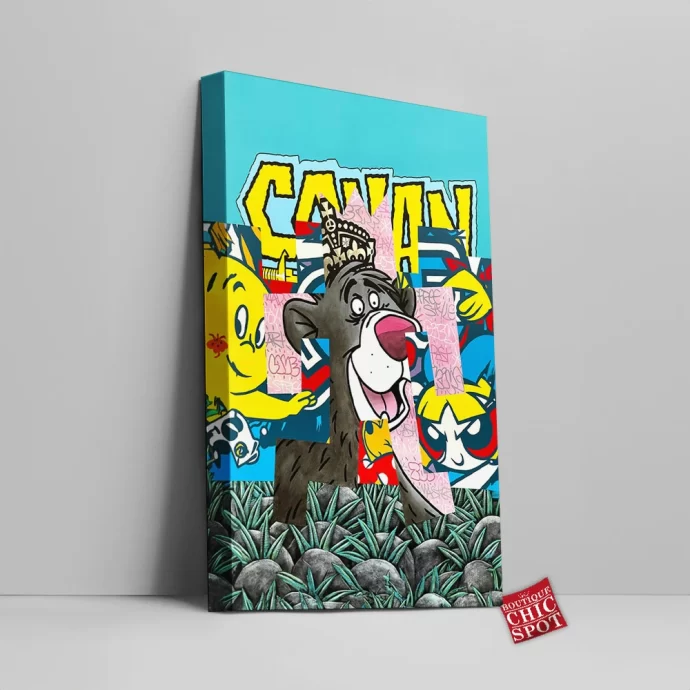 Cartoon, Animation Characters Canvas Wall Art