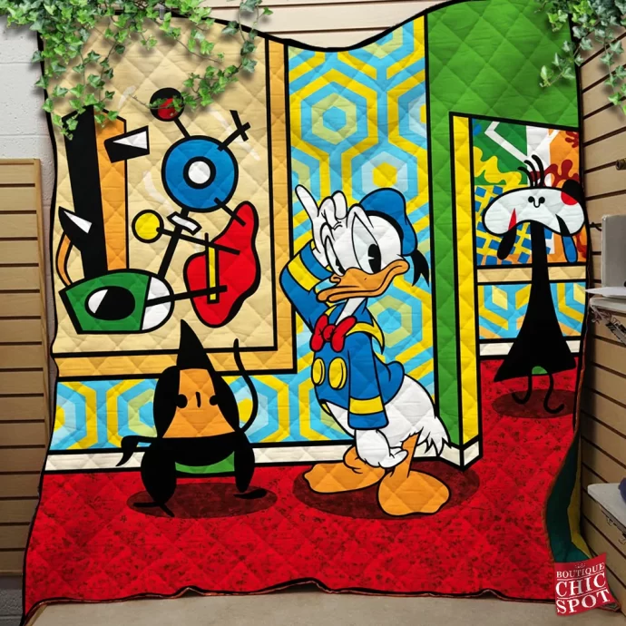 Donald Duck Quilt Blanket