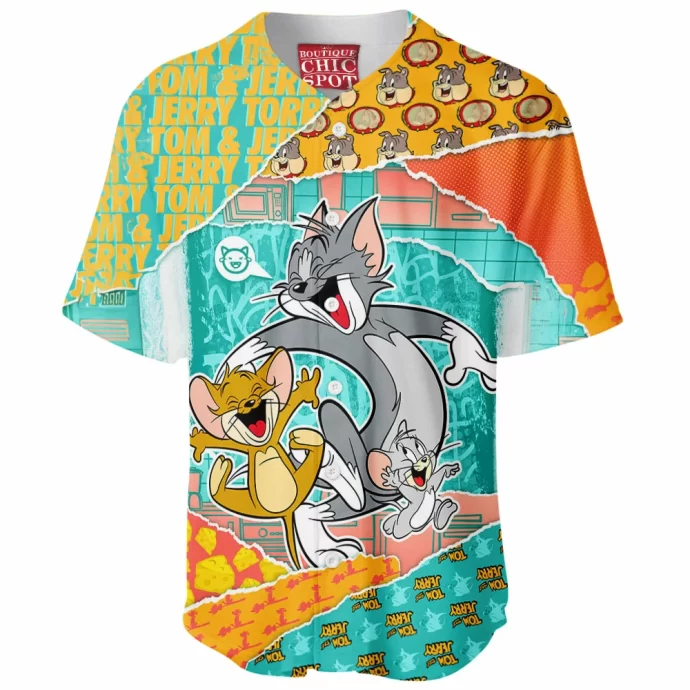 Tom Jerry Baseball Jersey