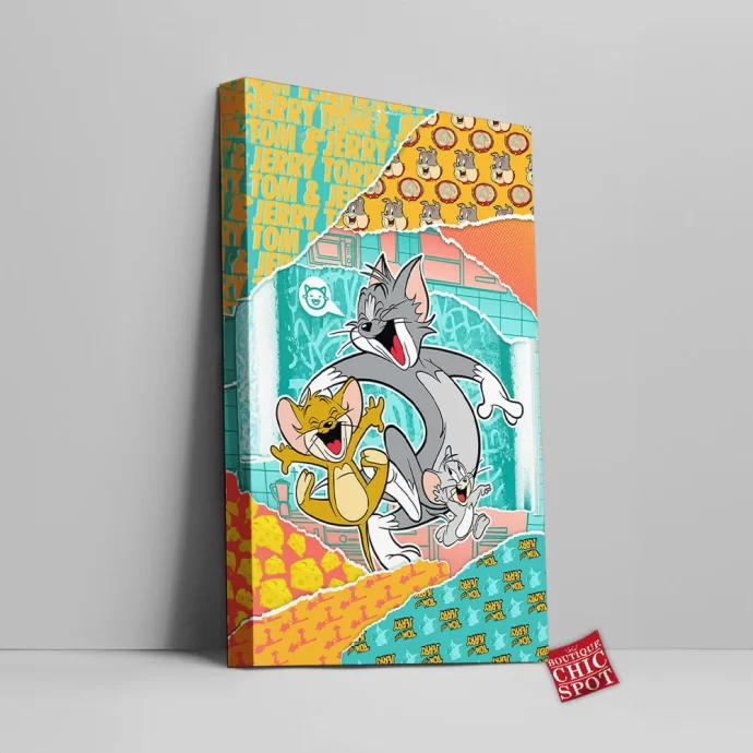 Tom Jerry Canvas Wall Art