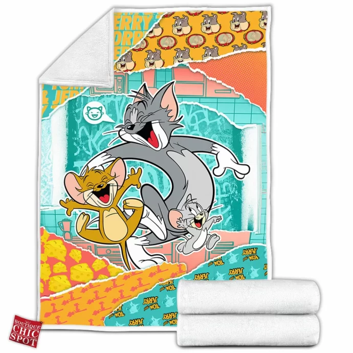 Tom Jerry Fleece Blanket