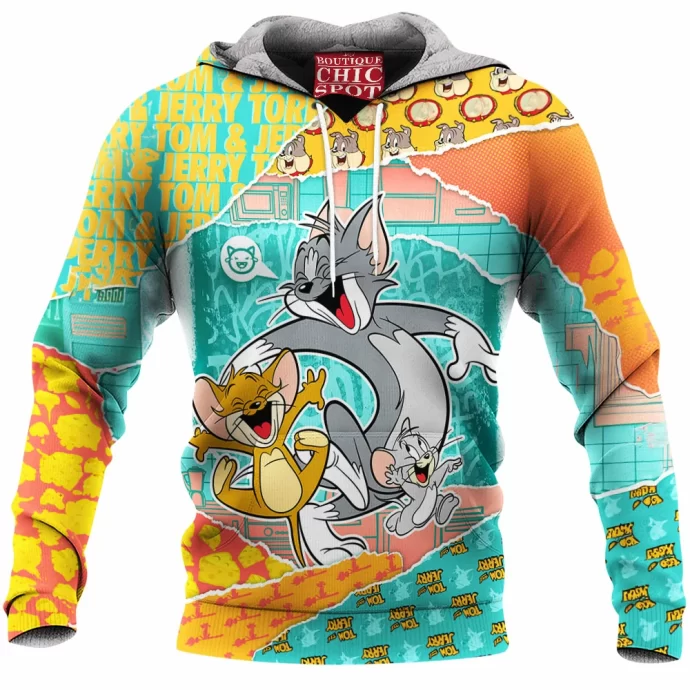 Tom Jerry Fleece Hoodie