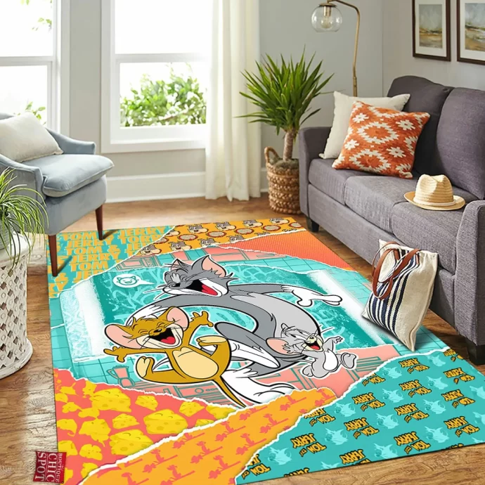 Tom and Jerry Rectangle Rug