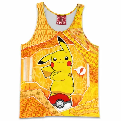 Anime Tank-Top, Pikachu Tank-Top, Pokemon Tank-Top