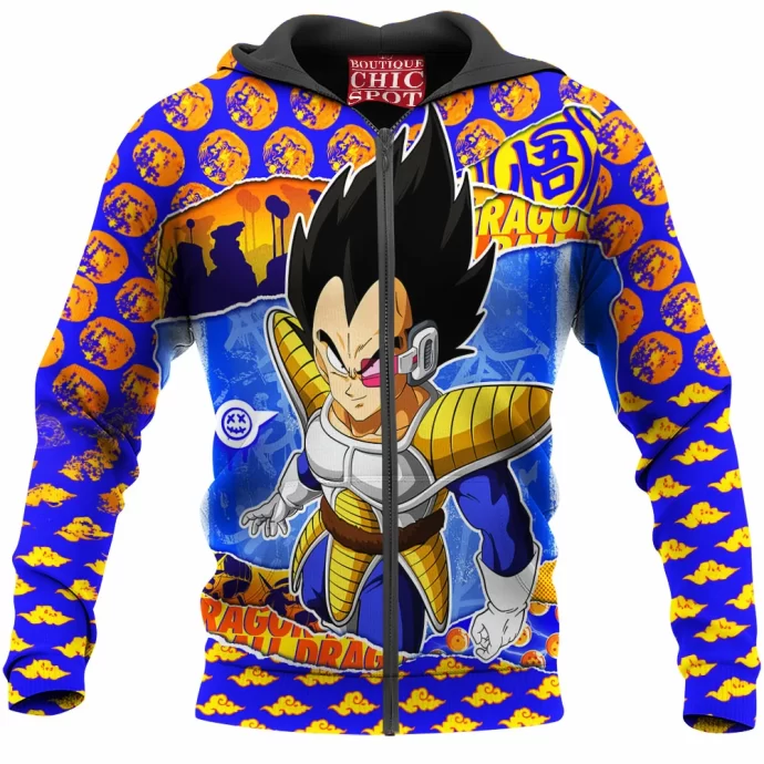 Vegeta Zip Hoodie