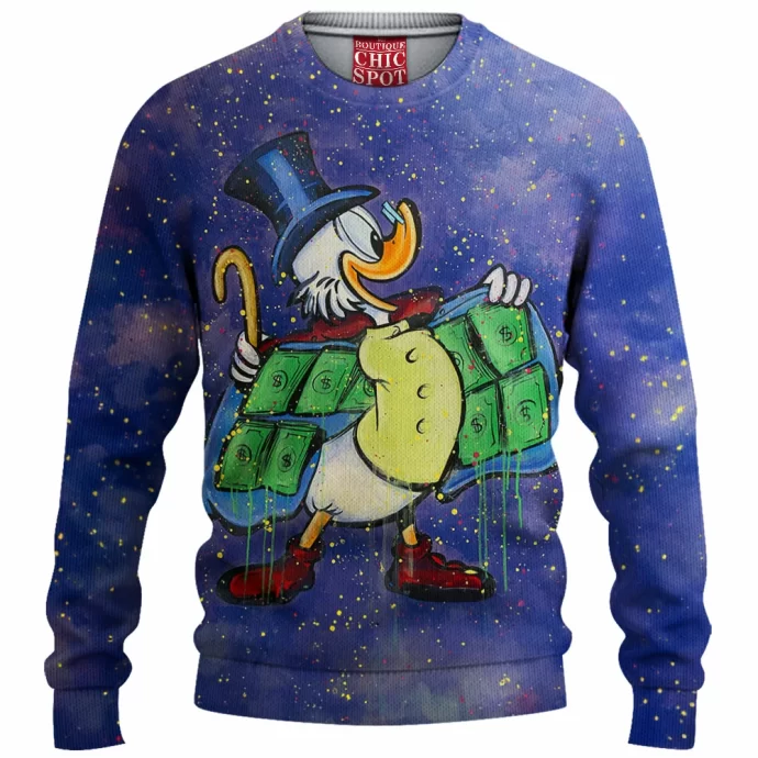 Scrooge McDuck Knitted Sweater