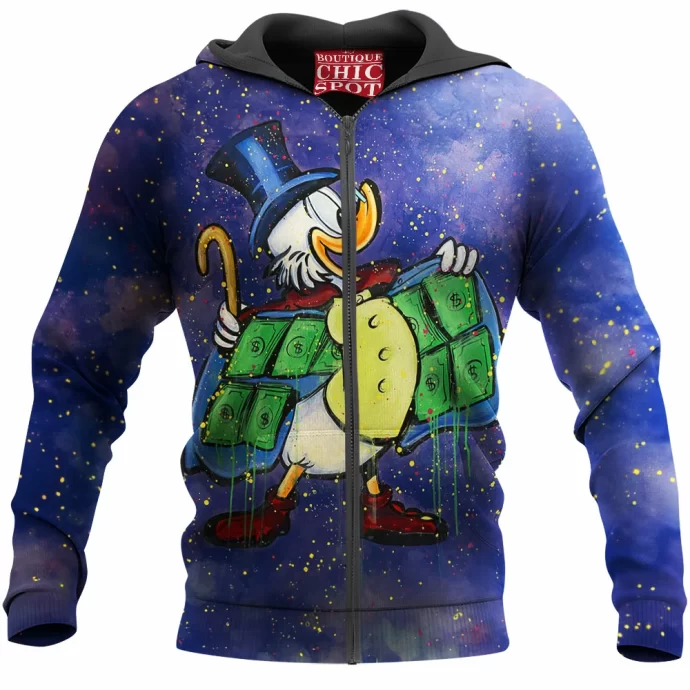 Scrooge McDuck Zip Hoodie