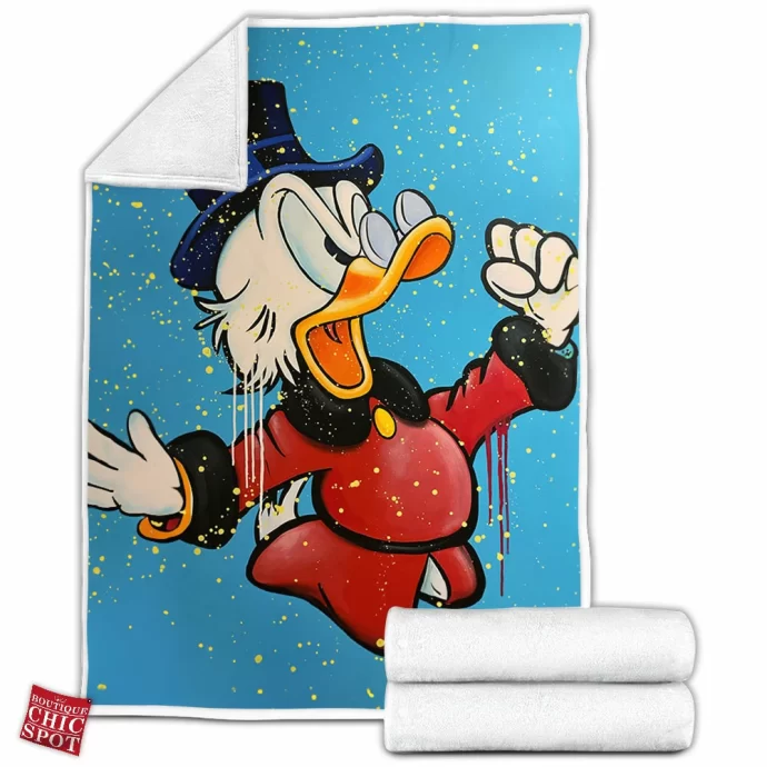 Scrooge McDuck Fleece Blanket