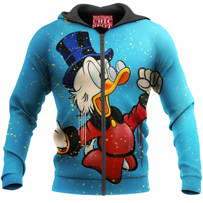 Scrooge McDuck Zip Hoodie