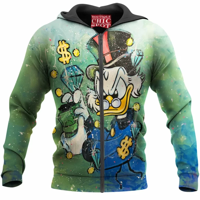 Scrooge McDuck Zip Hoodie