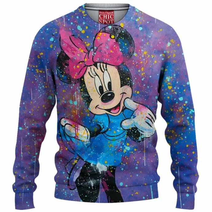 Minnie Mouse Knitted Sweater