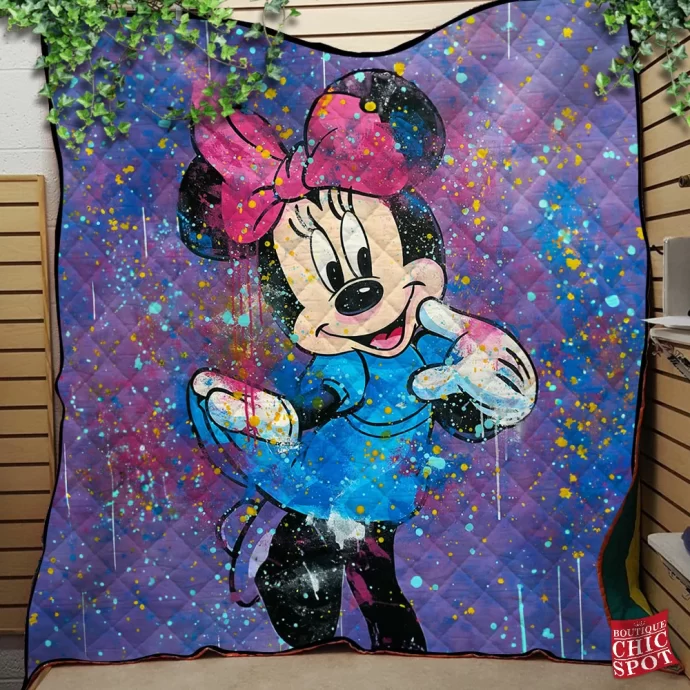 Minnie Mouse Quilt Blanket