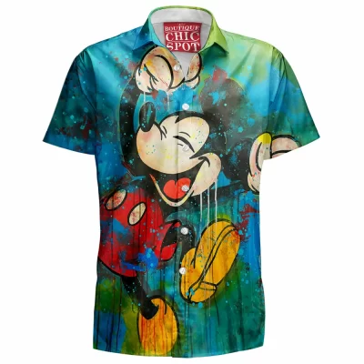 Animation Hawaiian-Shirt, Mickey Mouse Hawaiian-Shirt, Disney Hawaiian-Shirt