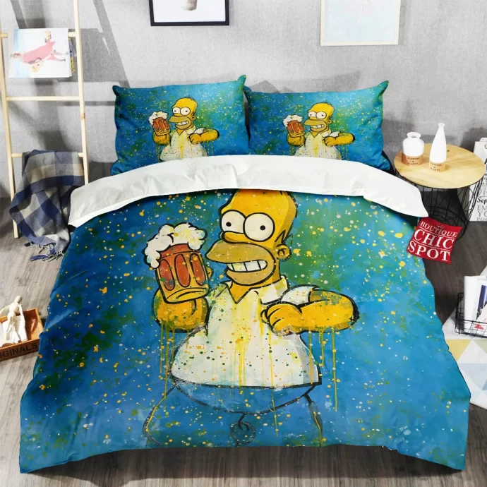 Homer Simpson Bedding Set