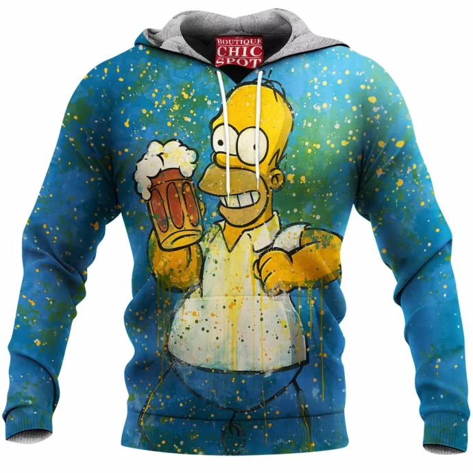 Homer Simpson Fleece Hoodie