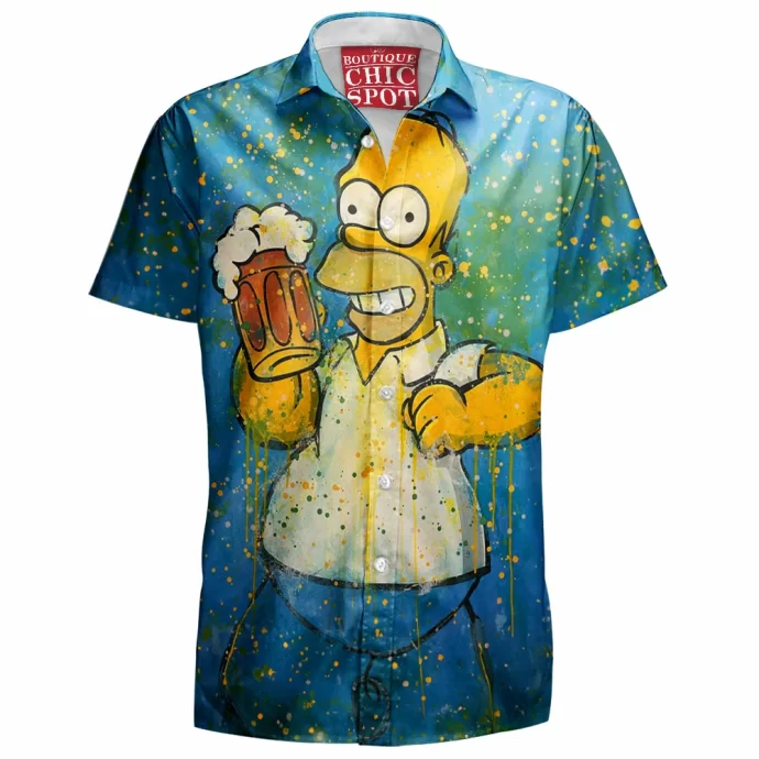 Homer Simpson Hawaiian Shirt