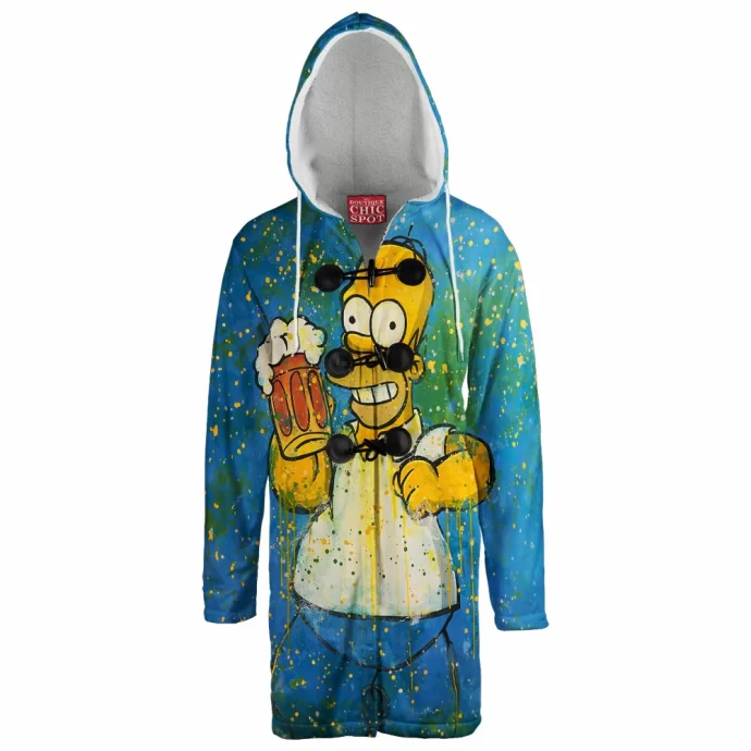 Homer Simpson Hooded Cloak Coat