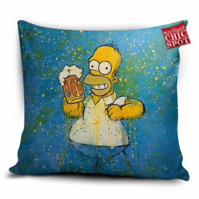 Homer Simpson Pillow Cover