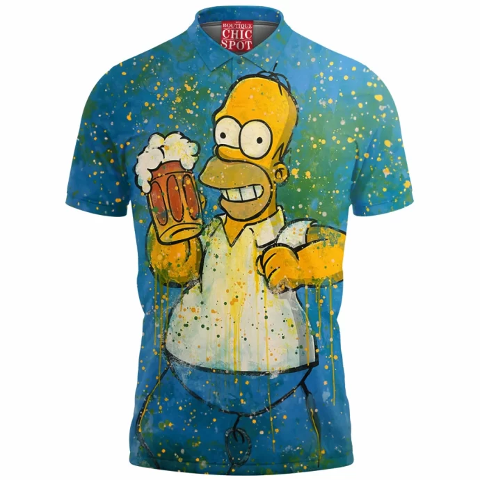 Homer Simpson Polo Shirt