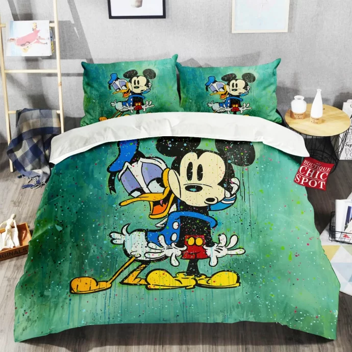 Donald Duck and Mickey Mouse Bedding Set