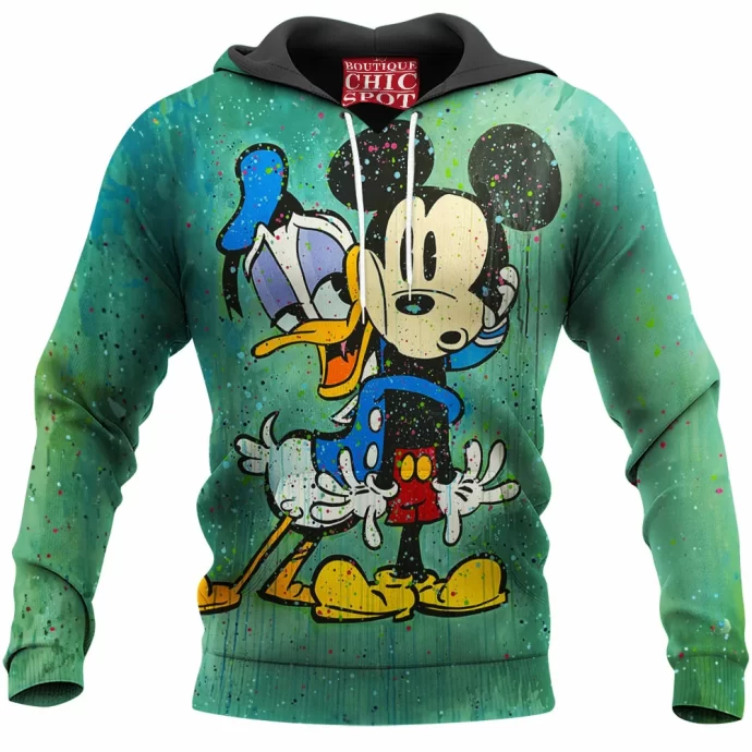 Donald Duck and Mickey Mouse Hoodie