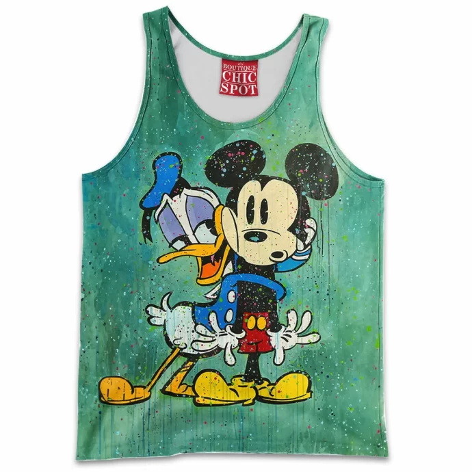 Donald Duck and Mickey Mouse Tank Top